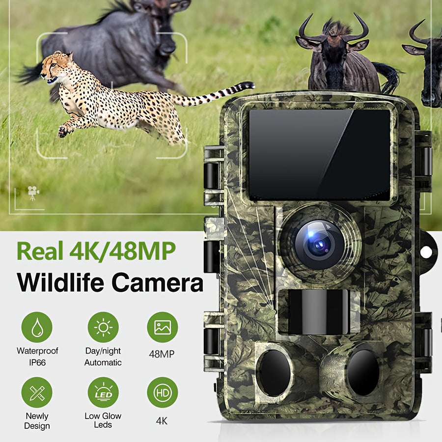 Trail Camera - 4K 48MP Game Camera for Wildlife Monitoring - The Great Earth Store