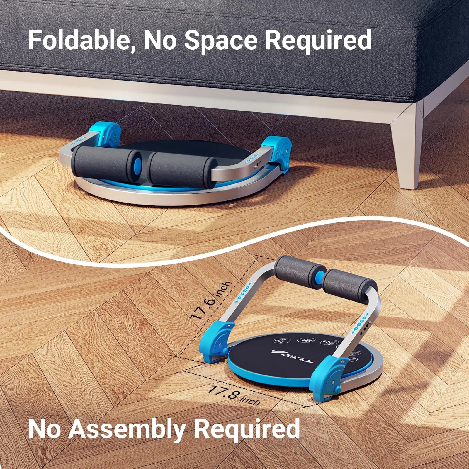 MERACH AB Workout Equipment Adjustable Resistance Sit Up Machine - The Great Earth Store