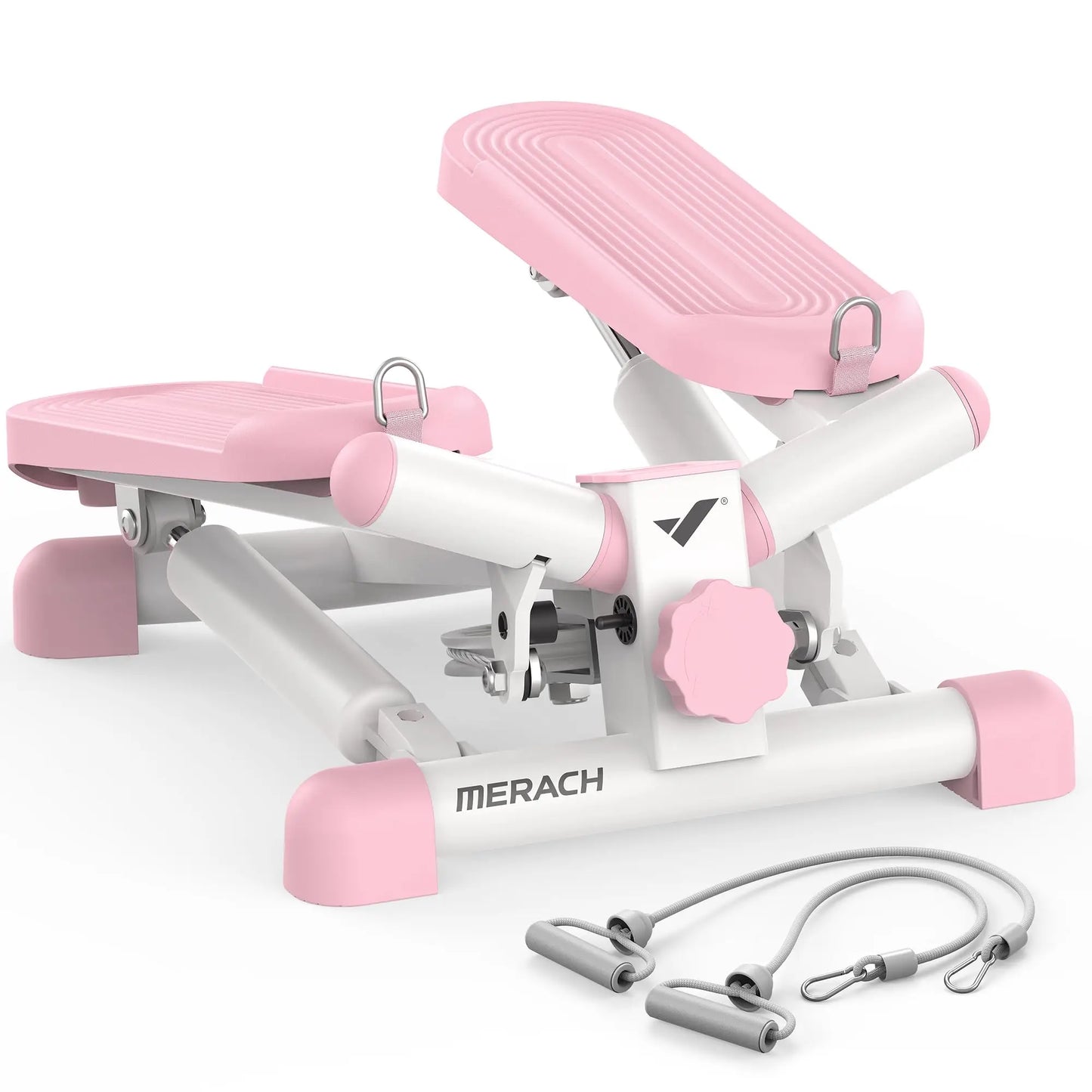 MERACH Mini Stepper for Exercise with Resistance Band 330LBS - The Great Earth Store