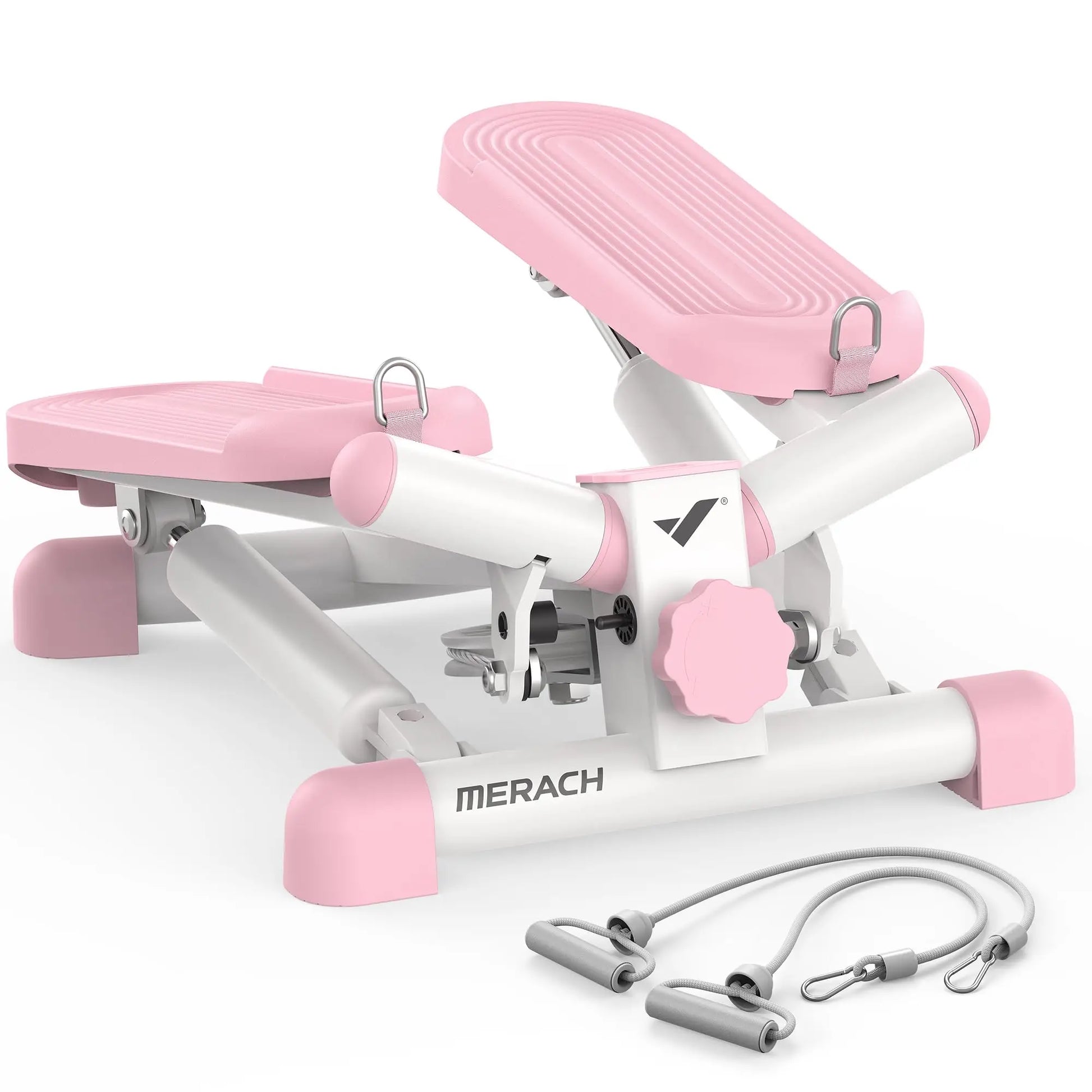 MERACH Mini Stepper for Exercise with Resistance Band 330LBS - The Great Earth Store