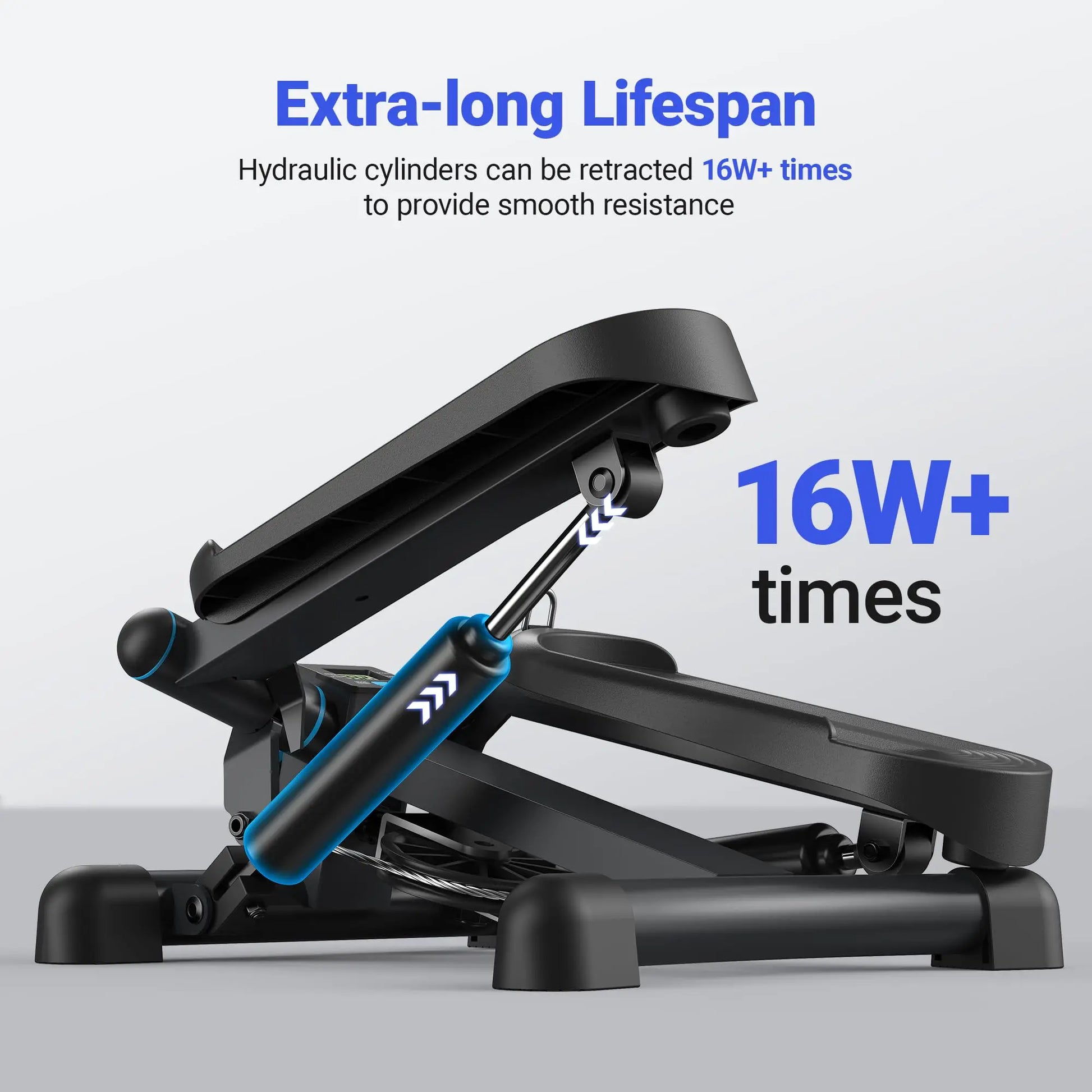MERACH Mini Stepper for Exercise with Resistance Band 330LBS - The Great Earth Store