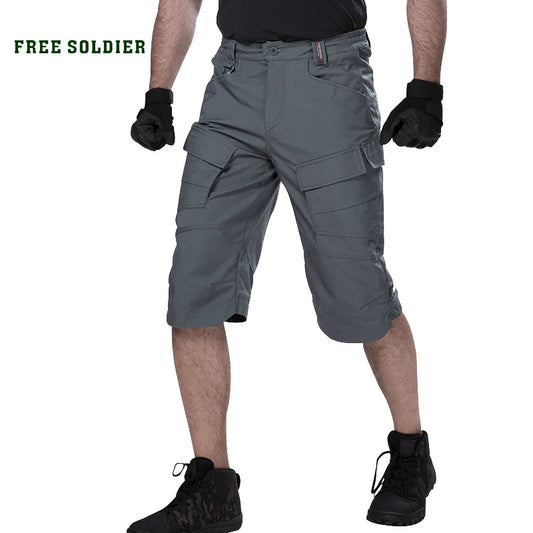 Free Soldier Outdoor Hiking Tactical Cropped Shorts Men - The Great Earth Store