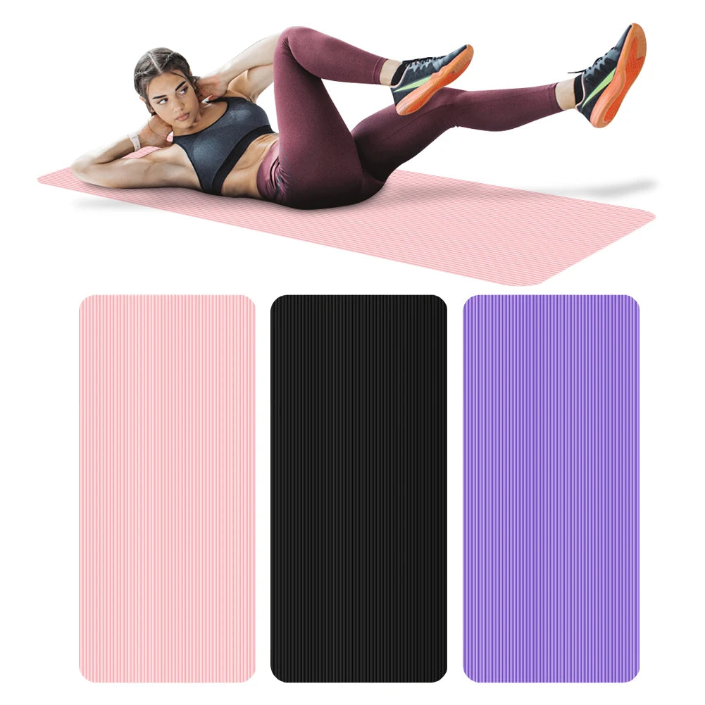 Non Slip 10mm Thick Yoga and Pilates Mat 72x24 Inch Eco Friendly - The Great Earth Store