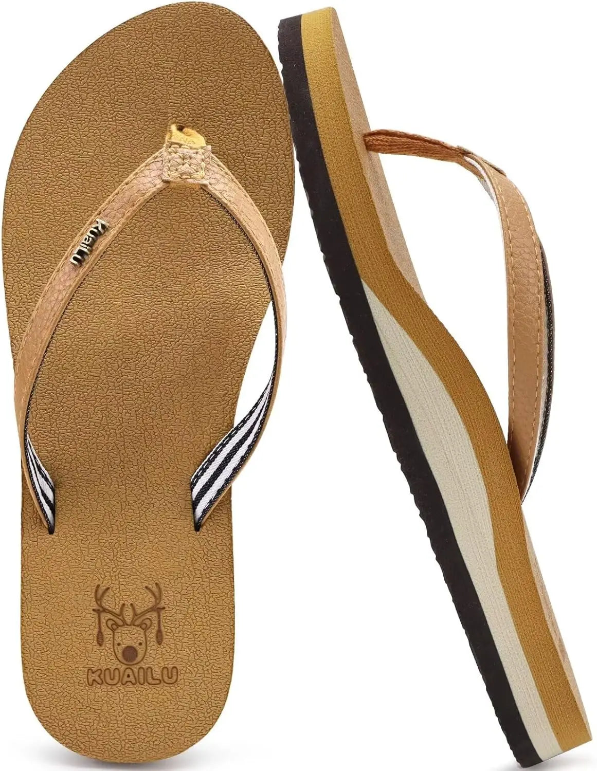 Womens Arch Support Flip Flops Comfortable Yoga Mat Sandals - The Great Earth Store
