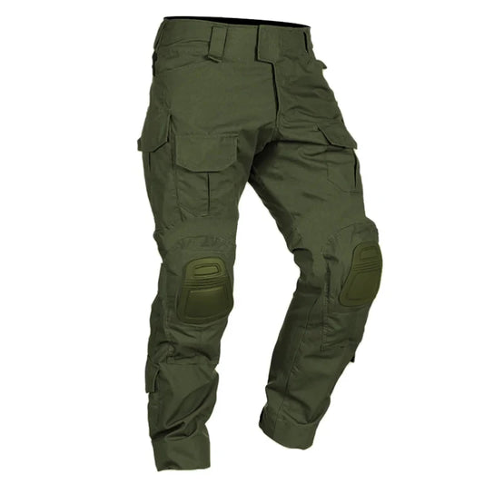 Men Combat Pants With Knee Pads Tactical Cargo Trousers - The Great Earth Store