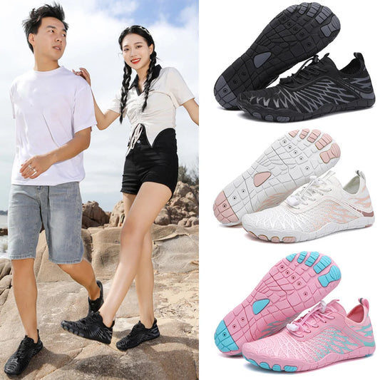 Men Women Wading Shoes Quick-Dry Aqua Sneakers Beach Sports