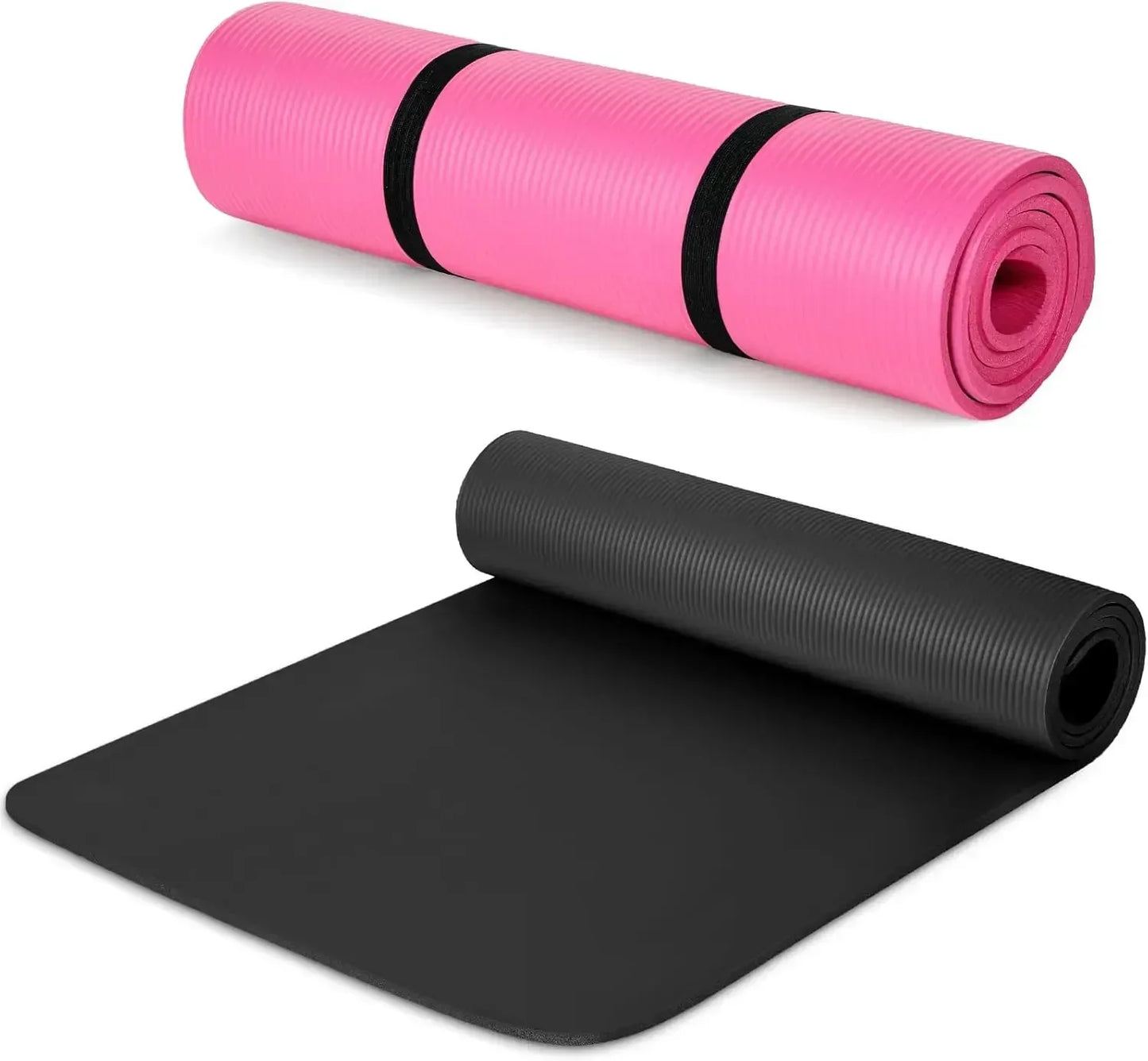 2 Pack Thick Yoga Mat for Home Workout Exercise Mat - The Great Earth Store
