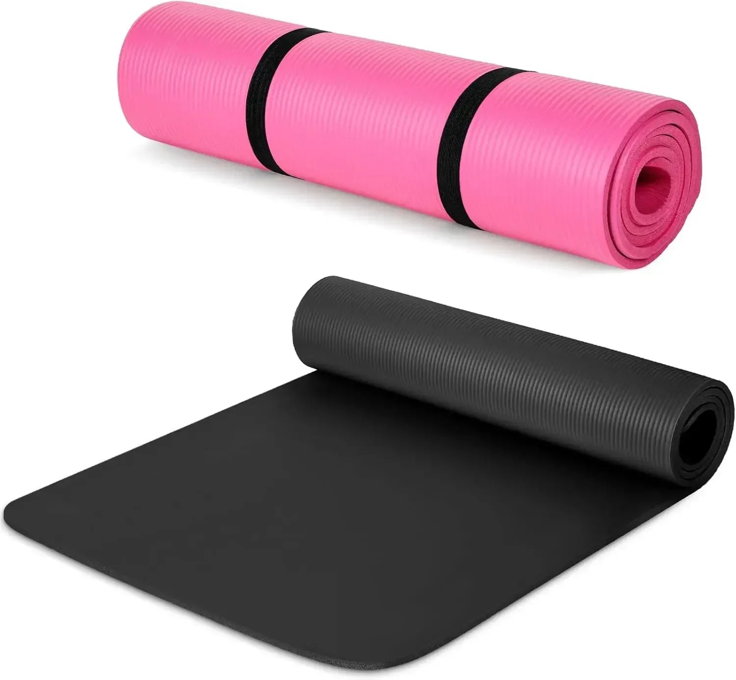 2 Pack Thick Yoga Mat for Home Workout Exercise Mat - The Great Earth Store