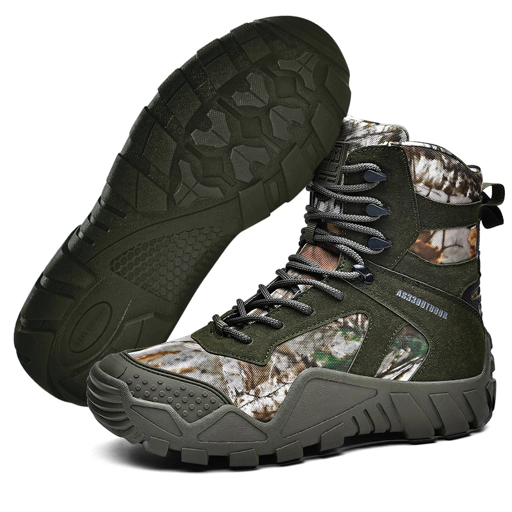 Men's Waterproof Hiking Boots, Lightweight Outdoor Work Boots - The Great Earth Store