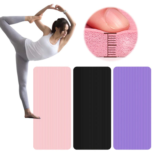 Non Slip 10mm Thick Yoga and Pilates Mat 72x24 Inch Eco Friendly - The Great Earth Store