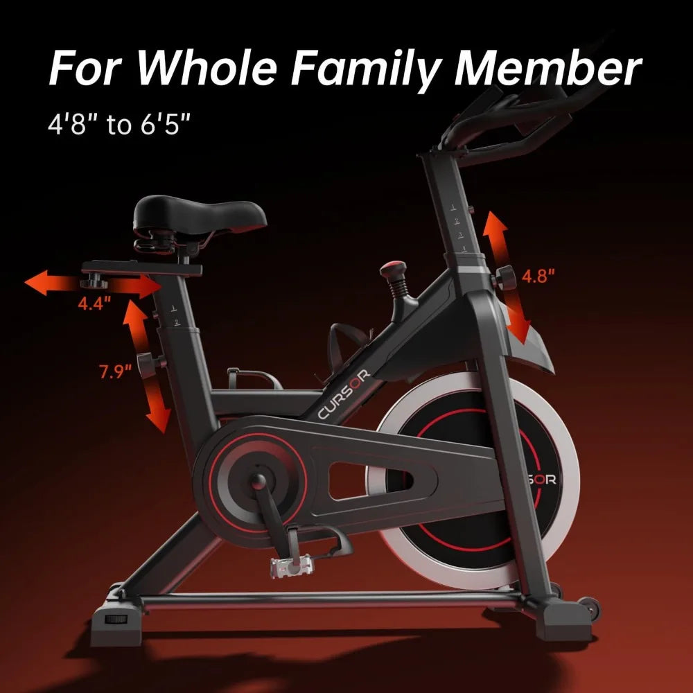 Exercise Bike for Home Workout, Low Noise Indoor Cycling Bike - The Great Earth Store