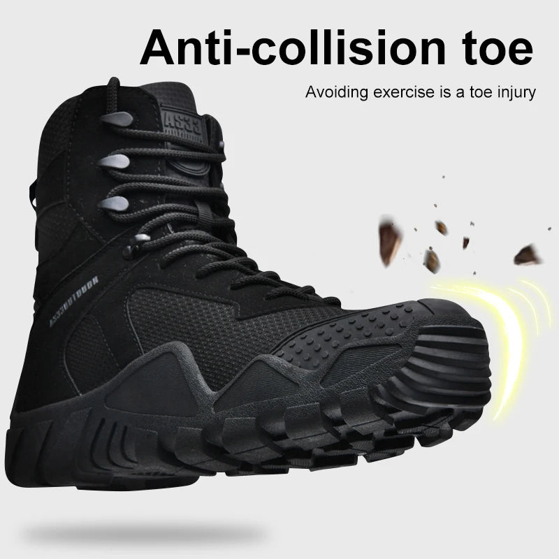 Men's Waterproof Hiking Boots, Lightweight Outdoor Work Boots - The Great Earth Store