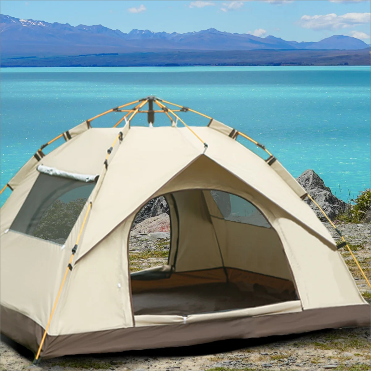 Outdoor Shelter Sunshade Self-Driving Travel Camping Tent - The Great Earth Store