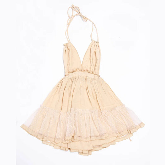 Summer Halter Boho Dress 2025 VERGOODR Women Beach Gown