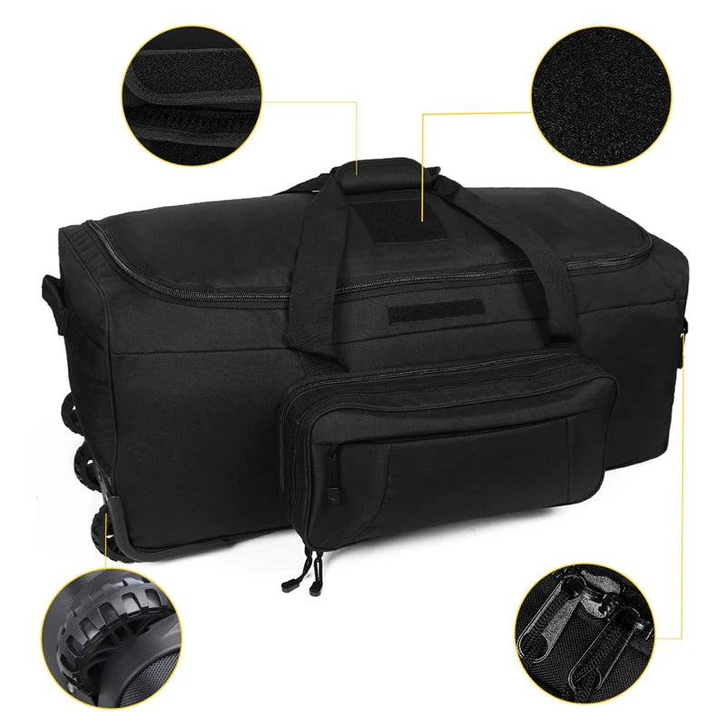 124L Large Capacity Tactical Duffel Bag for Heavy-Duty Travel - The Great Earth Store