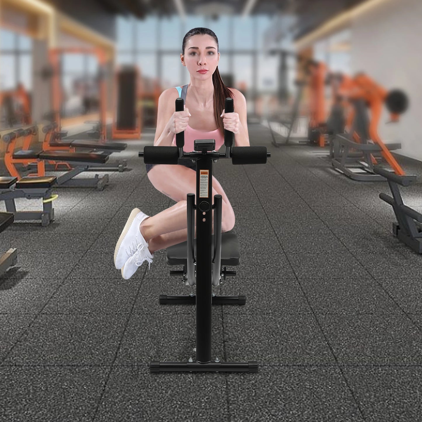 Abdominal Crunch Core Ab Trainer Machine Coaster For Home Gym - The Great Earth Store
