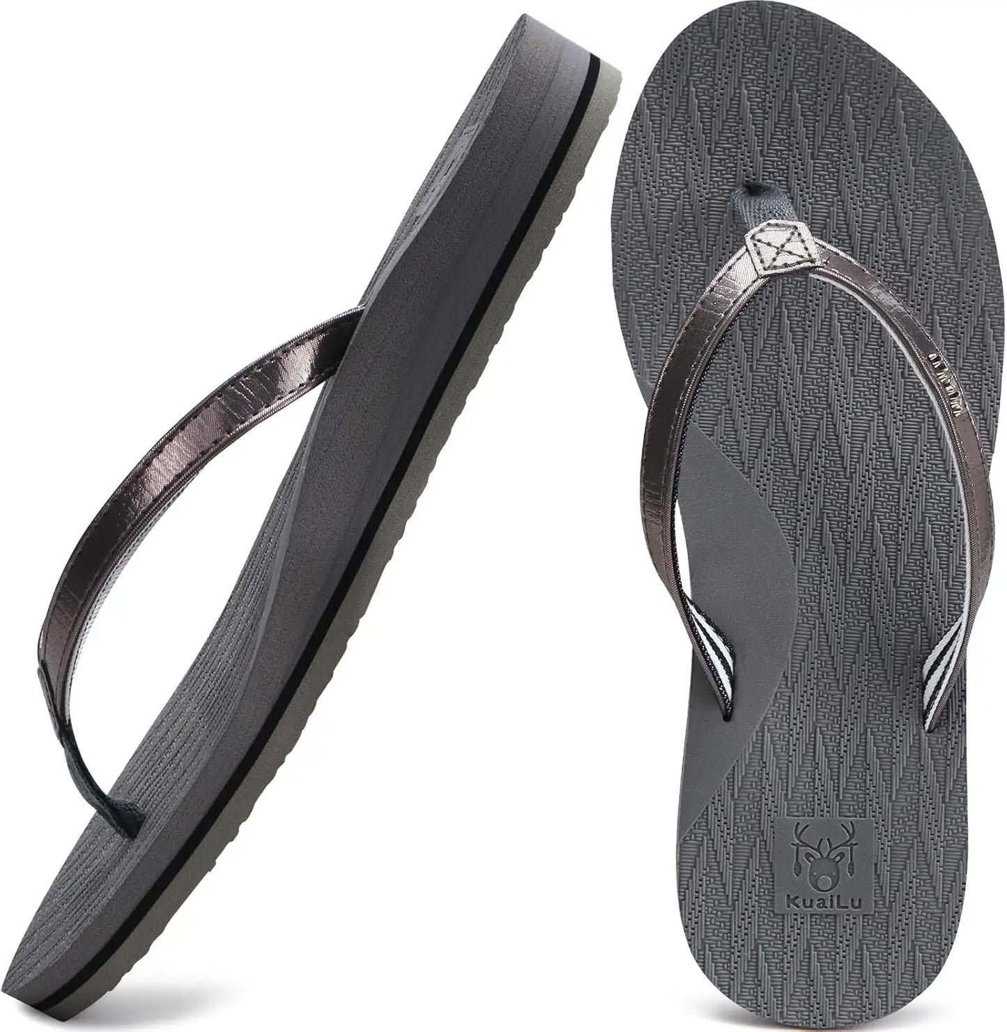 Womens Fashion Flip Flops Ladies Lightweight Summer Beach Sandals - The Great Earth Store
