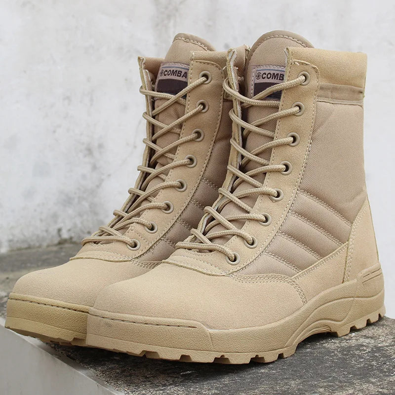 2025 New Tactical Boots Men Special Force Desert Combat - The Great Earth Store