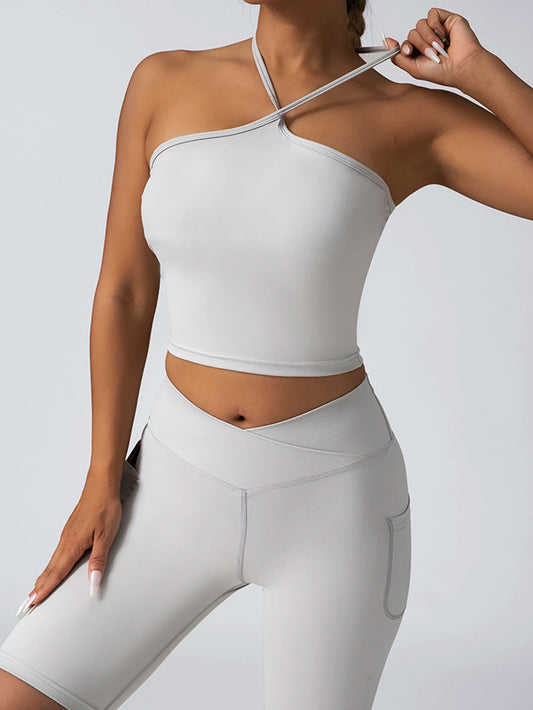 US Local Women's Seamless Solid Color Yoga Set Active Wear