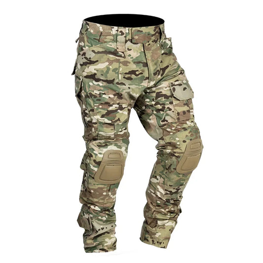 Men Combat Pants With Knee Pads Tactical Cargo Trousers - The Great Earth Store
