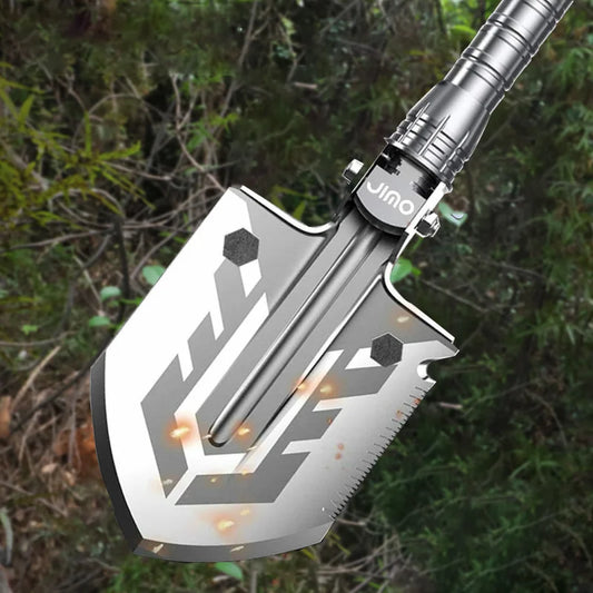 Folding Shovel Camping Multifunction Stainless Steel Survival Tool