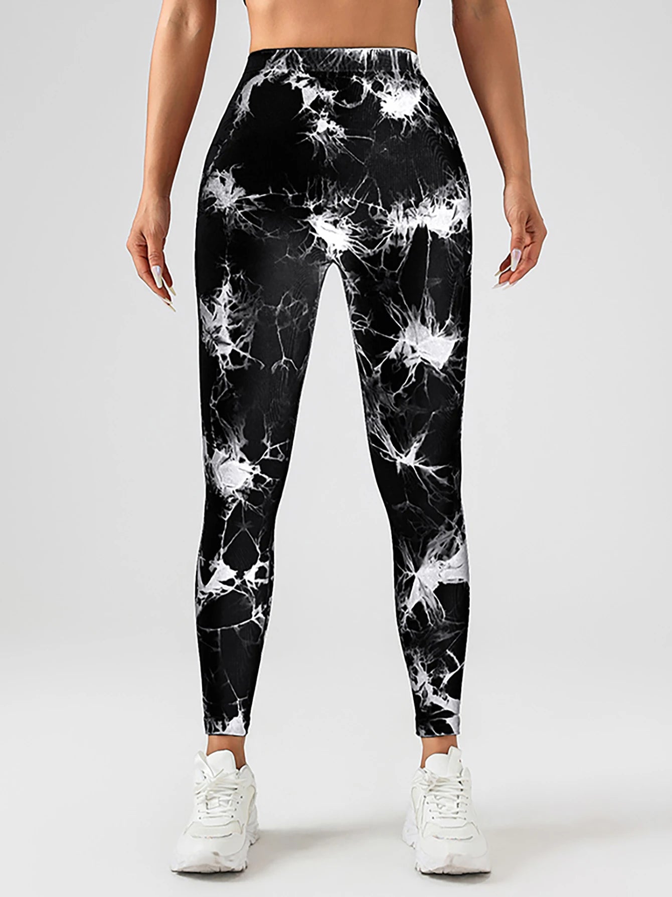 2 Pack US Local Women’s Spandex Tie Dye Butt Lifting Leggings - The Great Earth Store