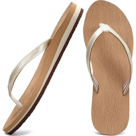 Womens Fashion Flip Flops Ladies Lightweight Summer Beach Sandals - The Great Earth Store