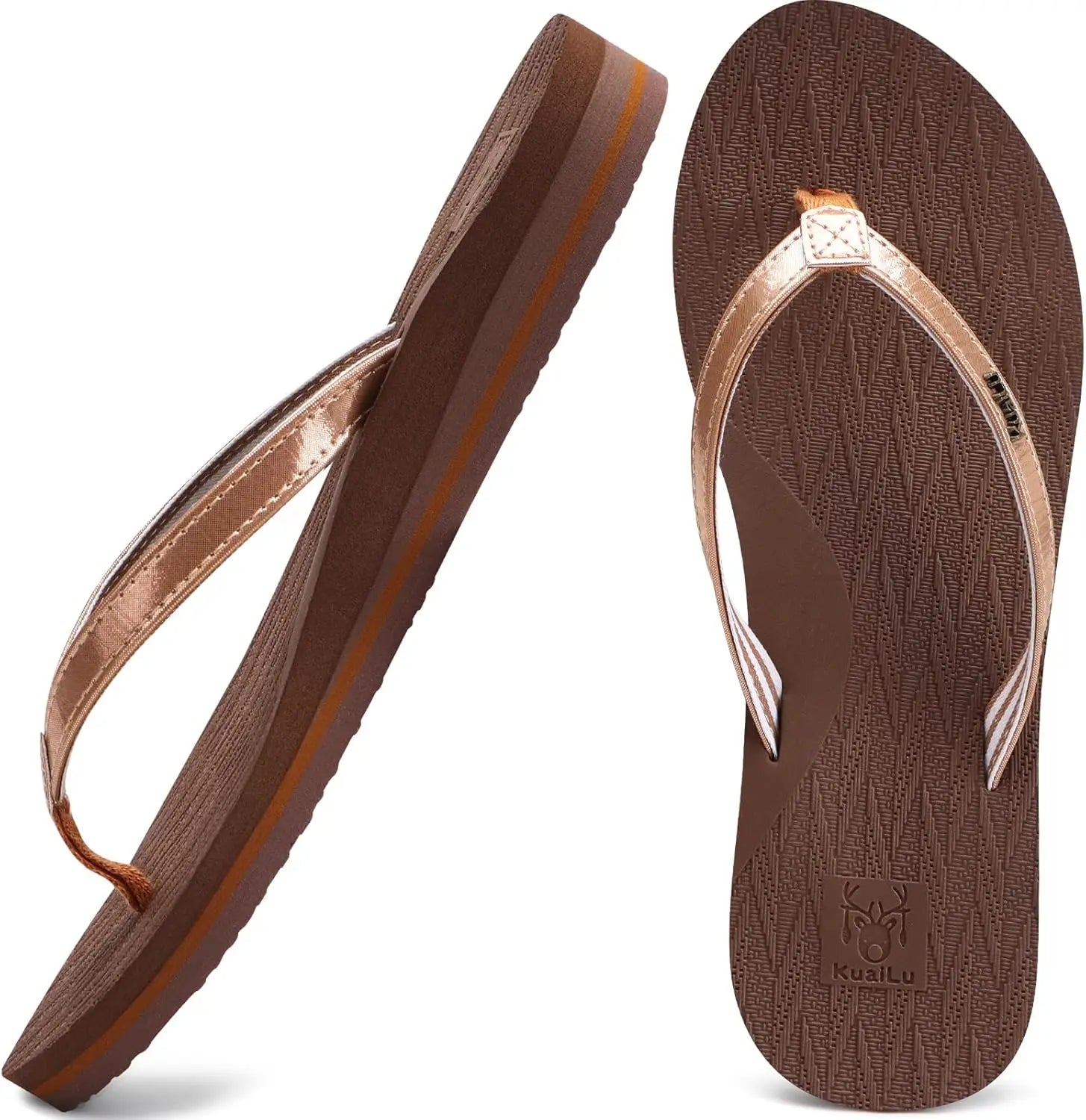 Womens Fashion Flip Flops Ladies Lightweight Summer Beach Sandals - The Great Earth Store