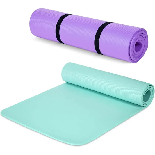 2 Pack Thick Yoga Mat for Home Workout Exercise Mat - The Great Earth Store