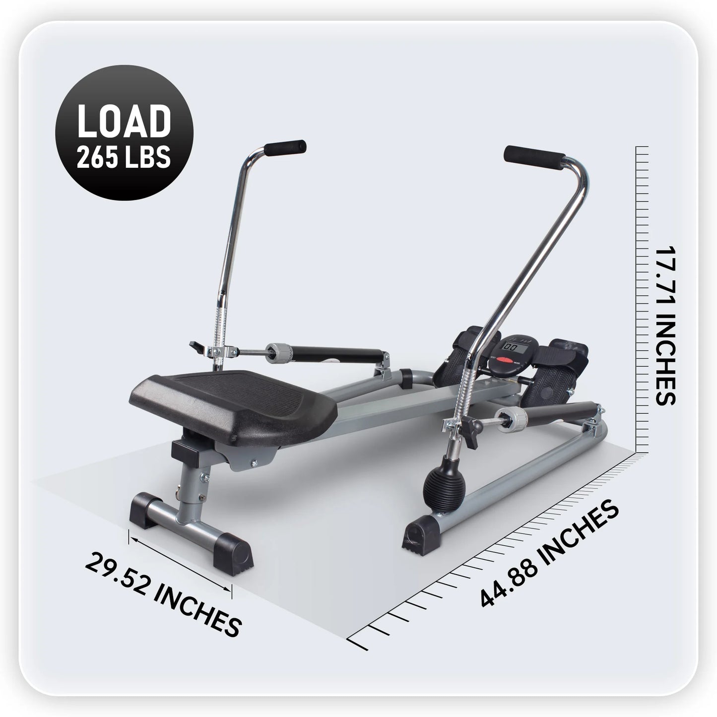 Leikefitness Rowing Machine Foldable for Home Use Cardio - The Great Earth Store