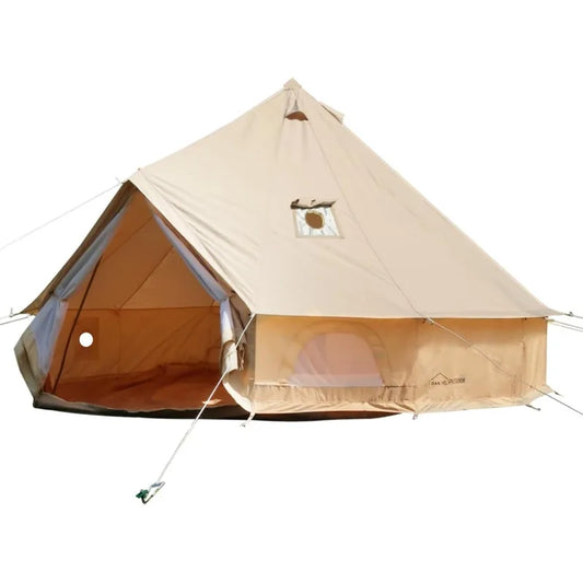 DANCHEL OUTDOOR B5PRO 4 Season Canvas Bell Tent Glamping