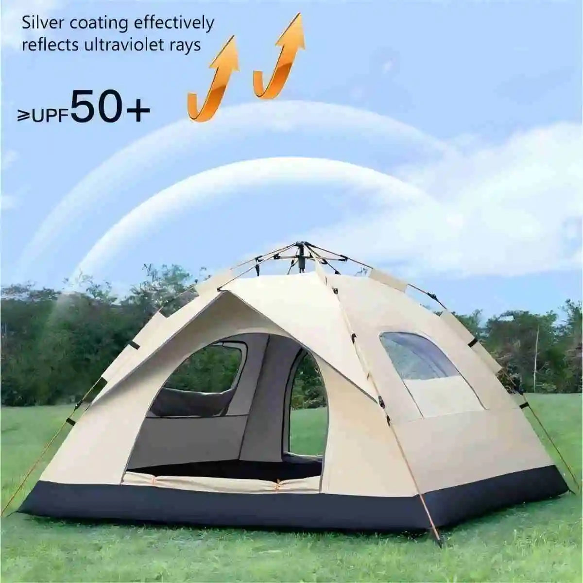Outdoor Shelter Sunshade Self-Driving Travel Camping Tent - The Great Earth Store