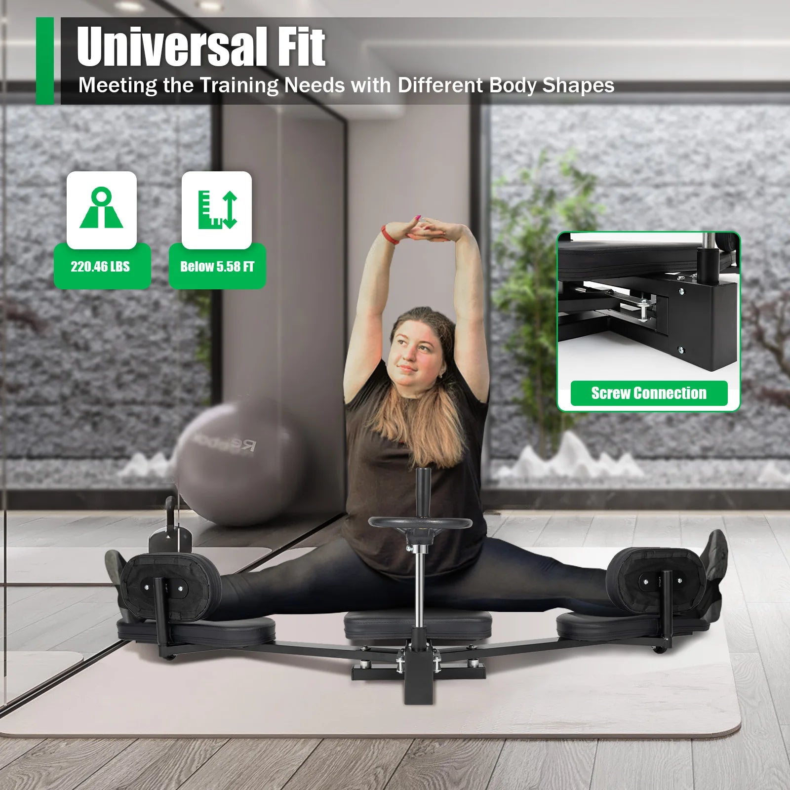 220lbs Pro Leg Stretcher Yoga Split Stretching Machine - The Great Earth Store