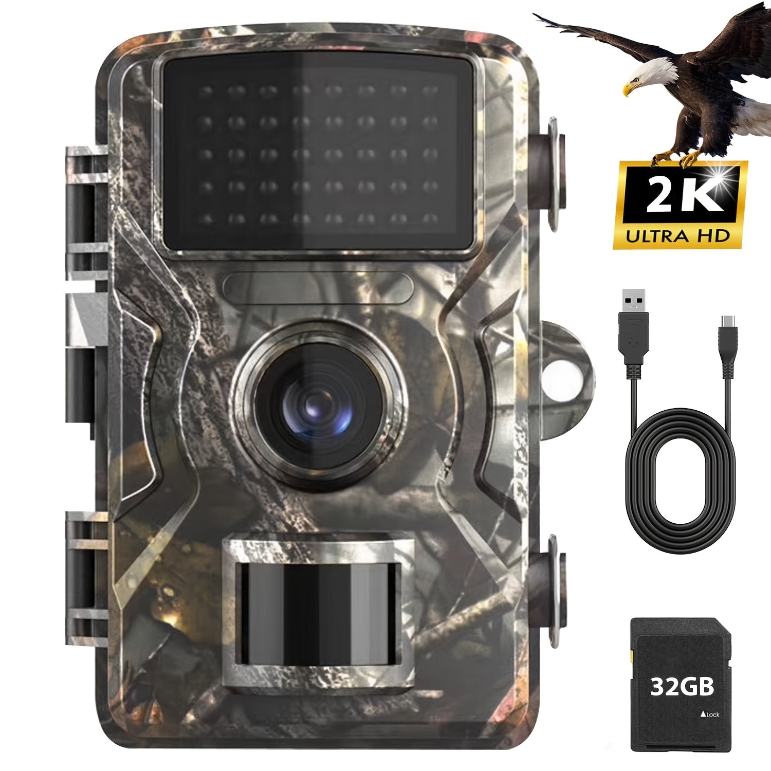 Trail Camera - 4K 48MP Game Camera for Wildlife Monitoring - The Great Earth Store