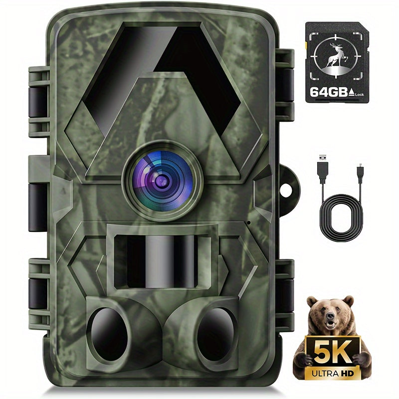 Trail Camera - 4K 48MP Game Camera for Wildlife Monitoring - The Great Earth Store