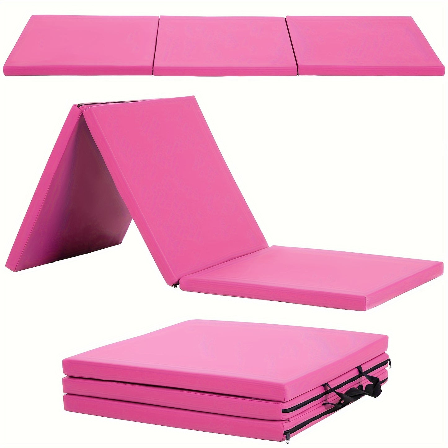Super Thick Triple Fold Yoga Mat for Home and Gym Use - The Great Earth Store