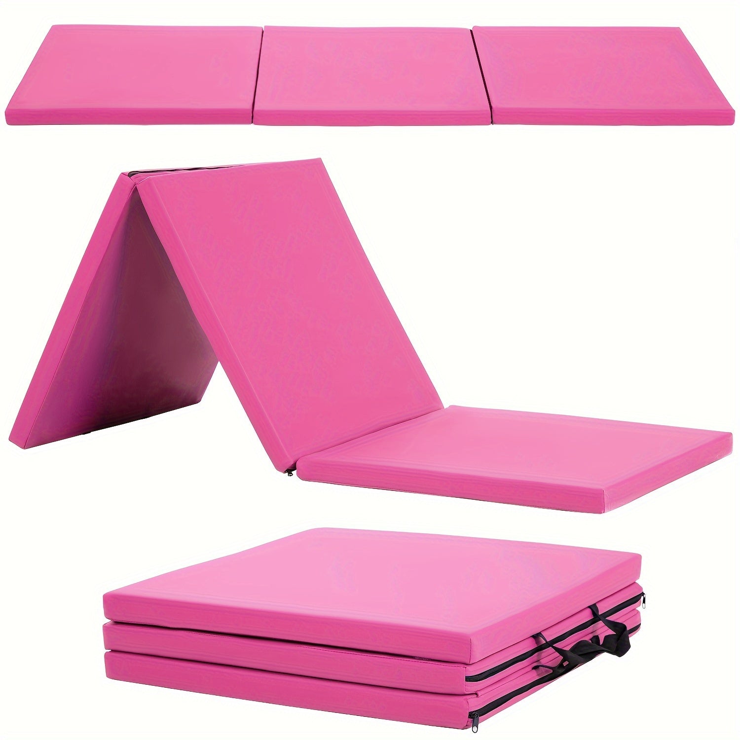 Super Thick Triple Fold Yoga Mat for Home and Gym Use - The Great Earth Store
