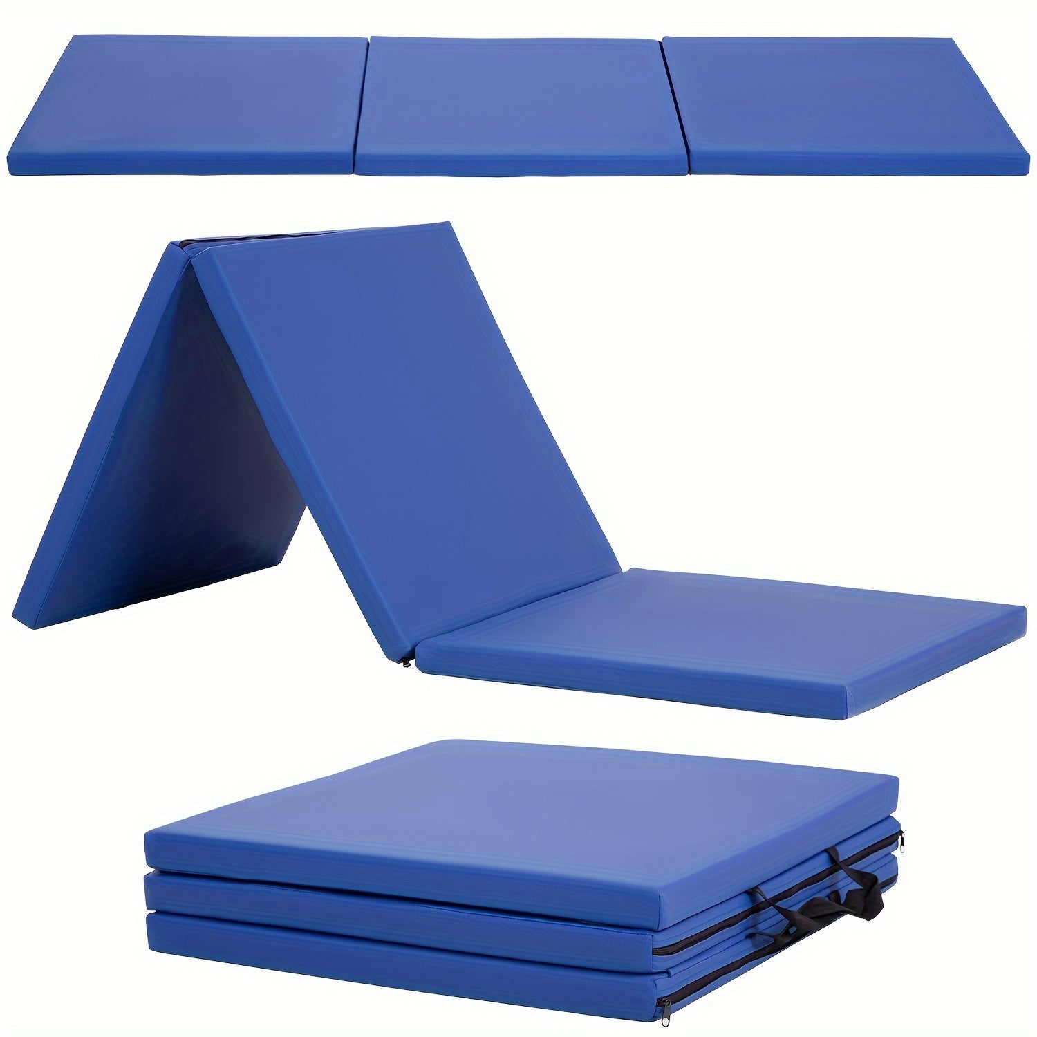 Super Thick Triple Fold Yoga Mat for Home and Gym Use - The Great Earth Store