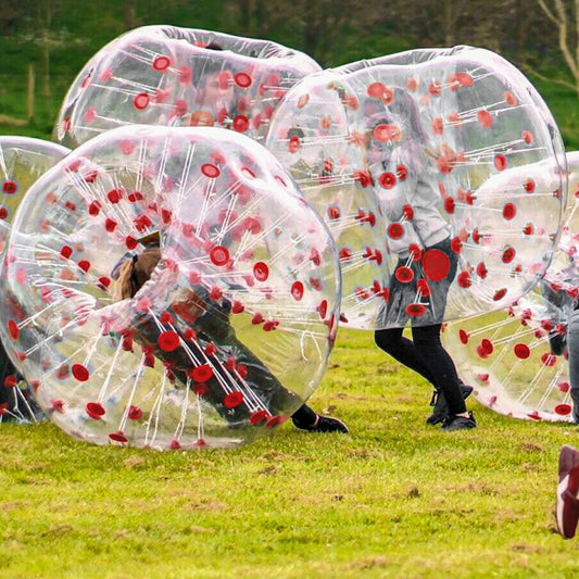 Inflatable Bumper Ball 5ft Bumper Bubble Ball Inflatable Body Zorb Ball for Adults Human Soccer Game Outdoor Activities - The Great Earth Store