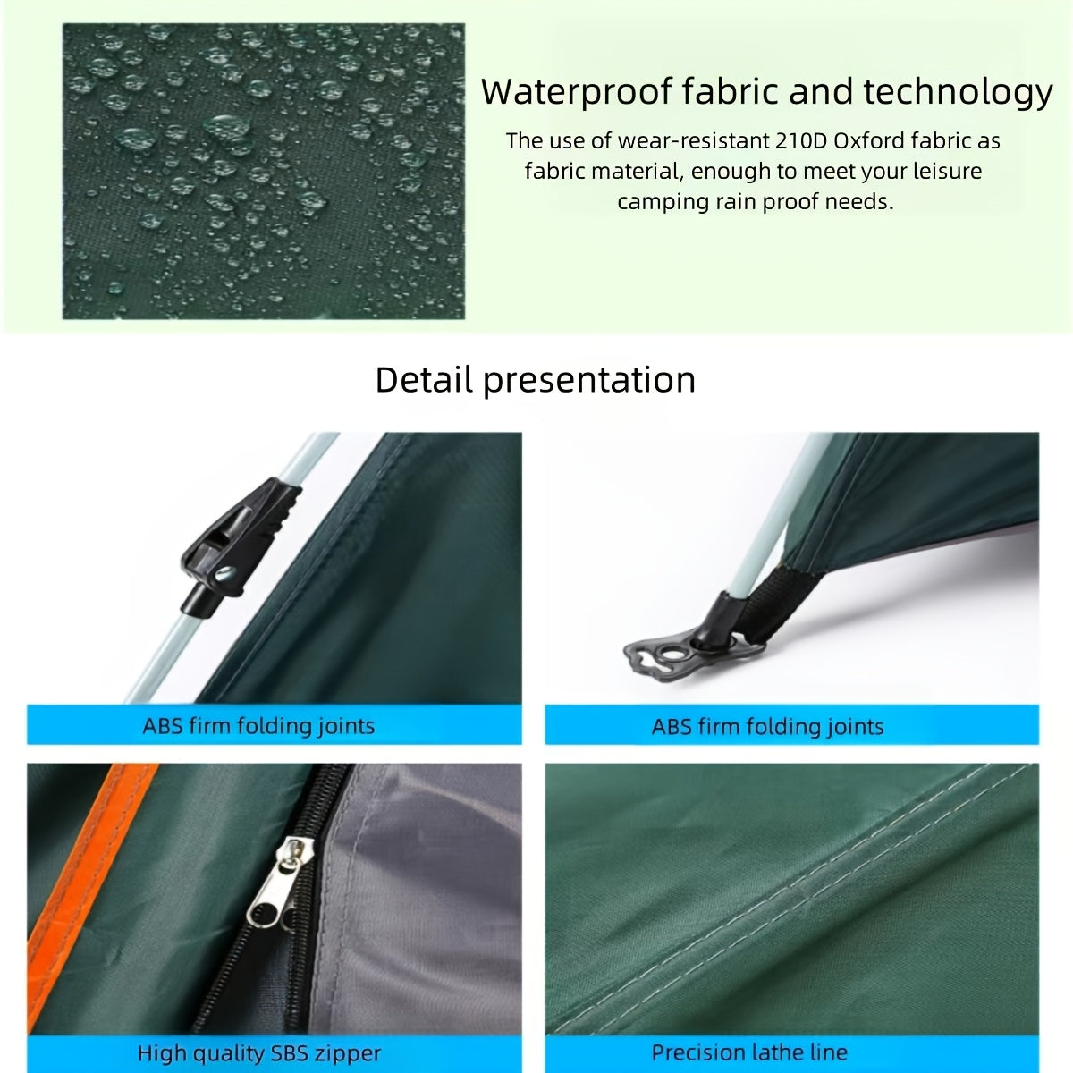 3-Person Automatic Pop-Up Camping Tent - Waterproof & Portable - The Great Earth Store