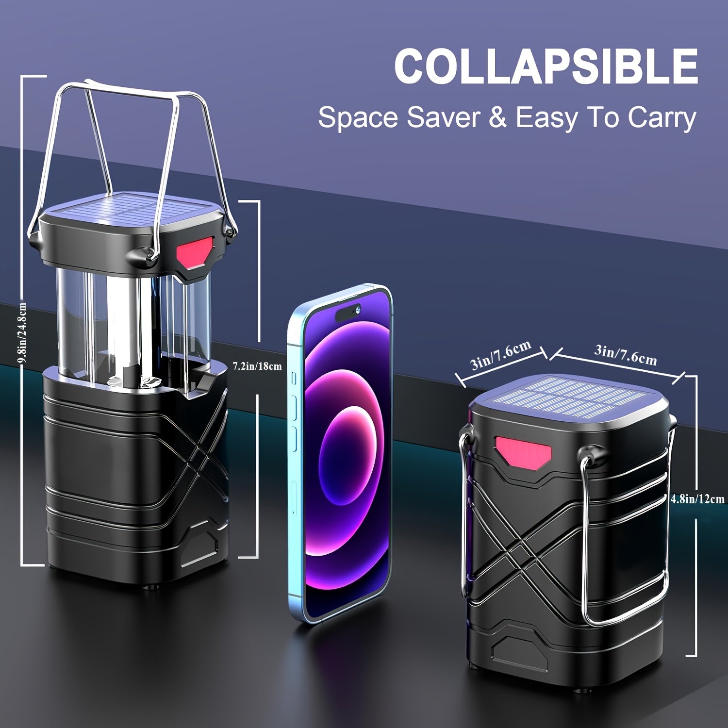 4/8 Pack Camping Lantern, Rechargeable LED Lanterns - The Great Earth Store